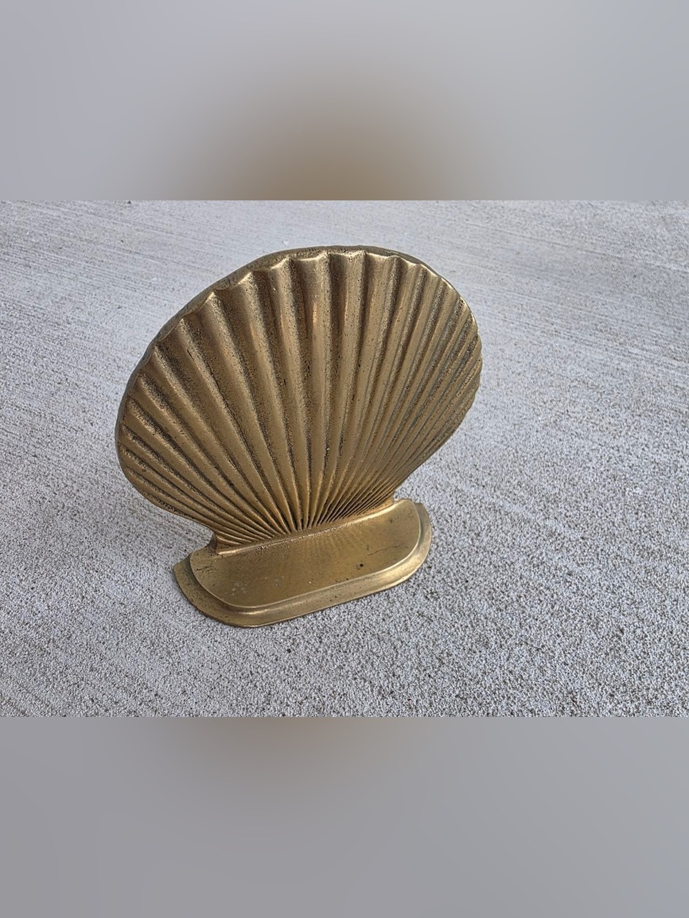 Vintage Solid Brass Scallop Shell Decor Price Products TaiwanCoastal Beach House